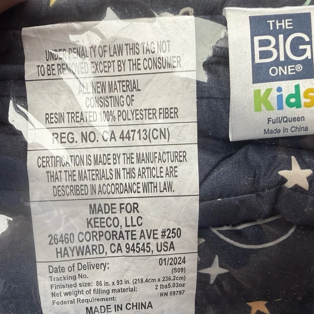 THE BIG ONE KIDS space themed